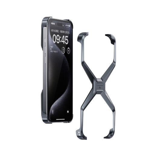 Aluminum Alloy Edgeless Phone Case For iPhone