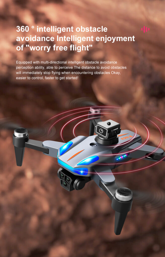 The Folded K911 se Drone 360° obstacle avoidance,